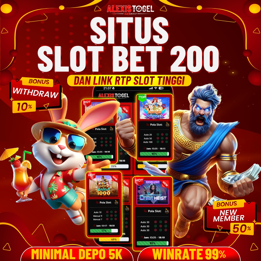 Alexistogel - Situs Slot Bet 200 Dan Link RTP Slot Tinggi